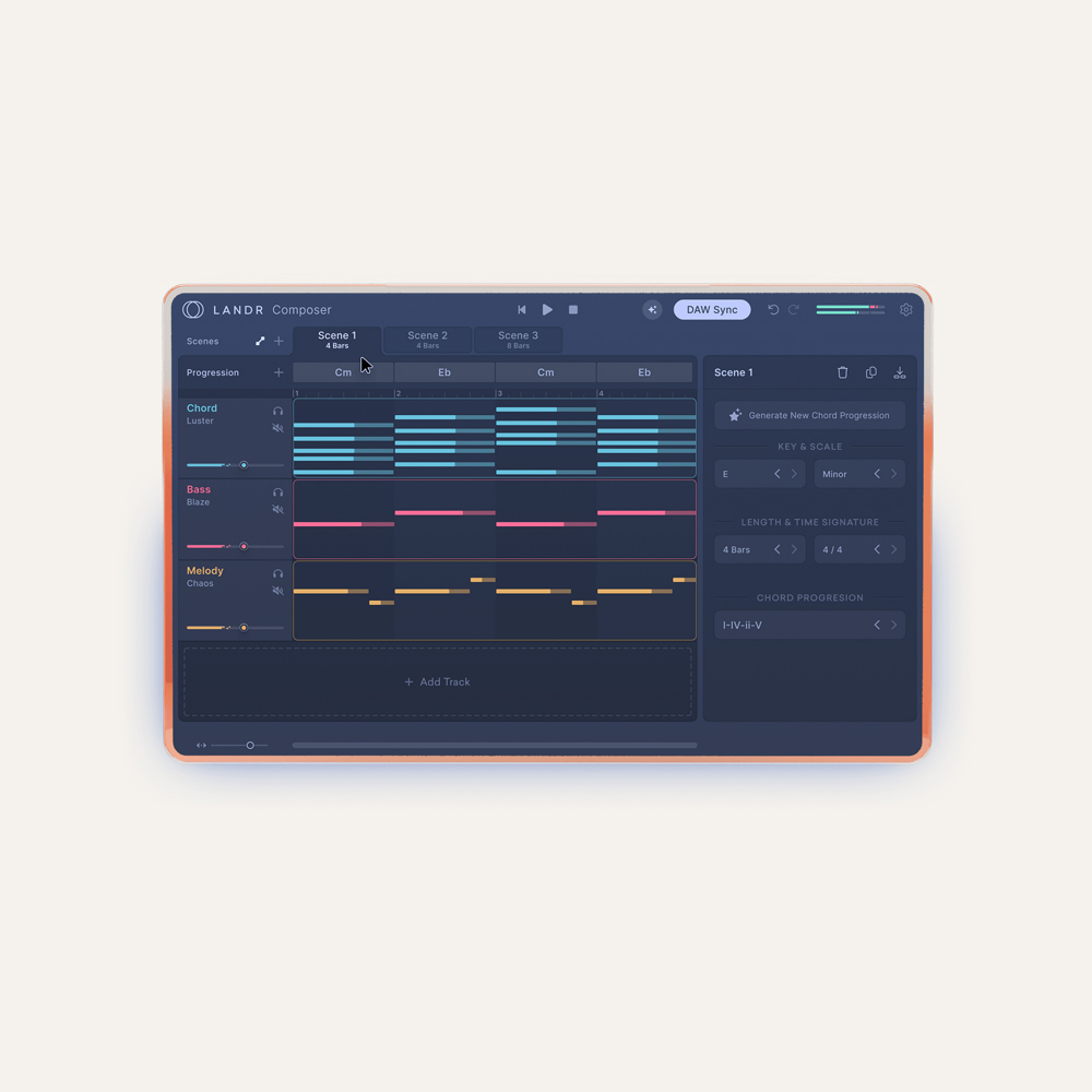 1439-1012 LANDR Composer