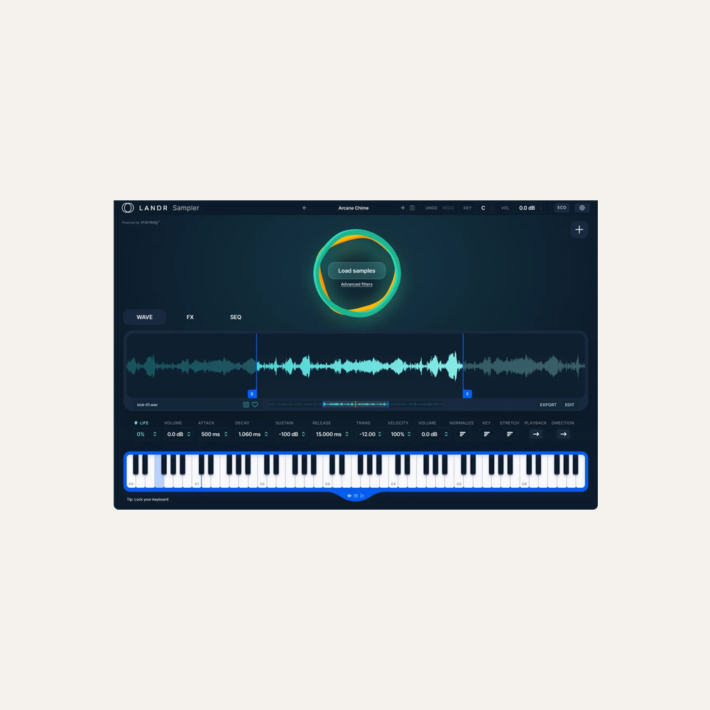 1439-1020 LANDR Sampler