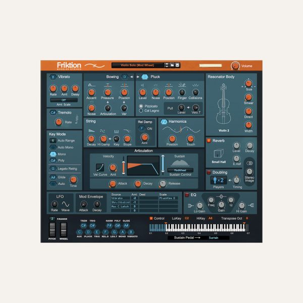 1439-1054 Friktion Modeled Strings